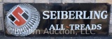 Seiberling All Tread Tires single sided porcelain sign