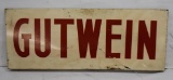 Gutwein (Seed) dbl. sided topper sign