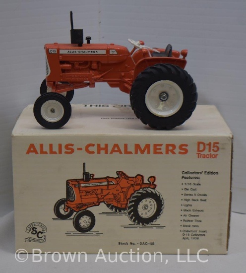 Allis-Chalmers D15 die-cast metal tractor