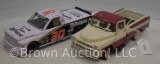 (2) Die-cast replica Dodge pickup trucks