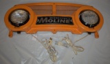 Cast Iron Minneapolis Moline headlight novelty wall decor