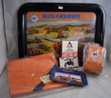 Box lot assortment of Allis-Chalmers memorabilia
