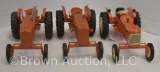 (3) Allis-Chalmers plastic tractors