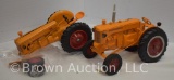 (2) Minneapolis-Moline die-cast metal tractors (both need TLC)