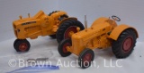 (2) Minneapolis-Moline die-cast metal tractors (both need TLC)