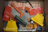 Assortment of AC and MM tractor parts and pieces