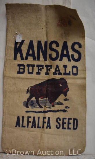 Kansas Buffalo Alfalfa Seed sack