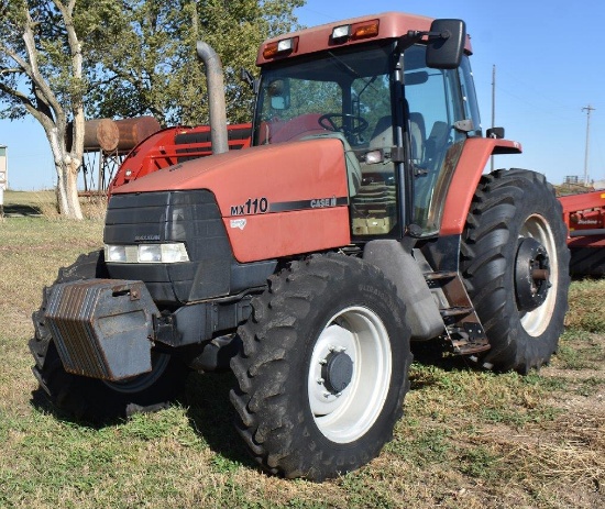2000 Caseih Mx110 Mfwd Tractor, 3,600 Hours, 3 Pt. , Pto, 2 Hyd, 110 Hp - 1 Owner, Solid Running Tra