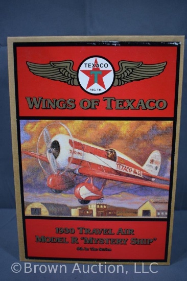 "WoT" diecast airplane bank, 1930 Travel Air model R "Mystery Ship", #5