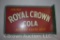 Royal Crown Cola DST flange advertising sign