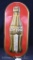 Coca-Cola embossed tin Anniv. Christmas advertising thermometer