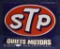 STP Oil 2 pc. rack topper sign, SST embossed