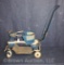 1940's era baby stroller - metal and pretty complete!!