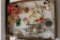 Box lot of Vintage Christmas ornaments