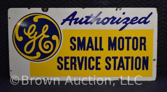 GE Small Motor Service Station DSP advertising sign
