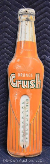 Orange Crush bottle-shaped advertising thermometer