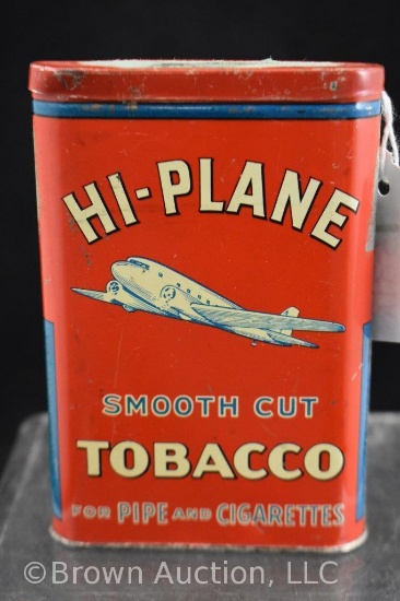 Hi-Plane smooth cut Tobacco pocket tin - jet plane