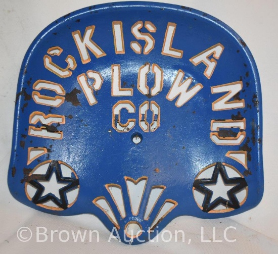 Rock Island Plow Co. CI implement seat