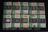 (10) assorted John Deere operator's manuals