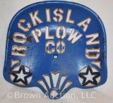 Rock Island Plow Co. CI implement seat