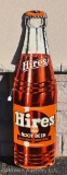 Hire's Root Beer SST embossed bottle sign, 4' 10