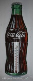 Coca-Cola aluminum advertising bottle thermometer