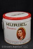 Muriel Senators cigar canister w/lid