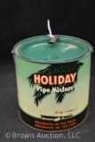 Holiday Pipe Mixture tin canister w/lid
