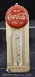 1950's Drink Coca-Cola in bottles advertising thermometer