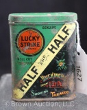 Lucky Strike Half and Half Tobacco tin, 3