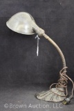 Vintage Arrow industrial goose neck desk lamp