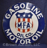 MFA Oil Co. DSP Gasoline and Motor Oil advertising sign