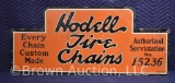 Hodell Tire Chains DST advertising sign