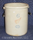 Red Wing 6 gallong crock with wooden handles