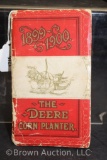 John Deere pocket ledger-style booklet, early 1900's