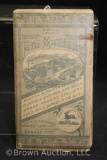 Deere, Masur and Co. pocket ledger-style booklet, 1881