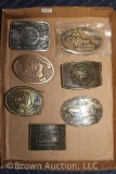 (7) Farming related and Kansas belt buckles