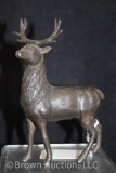 Cast Iron elk or reindeer bank