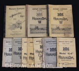 (10) M-M Harvestor repair catalogs