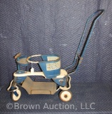 1940's era baby stroller - metal and pretty complete!!