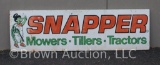 Snapper Mowers SST framed advertising sign