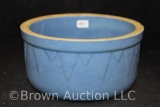 Blue stoneware mixing bowl, 4