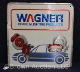 Wagner Brake and Lighting Products SST embossed advertising sign