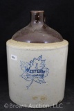 Western Stoneware 1 gal. crock jug - 2 tone