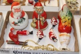 (6) Vintage Santas