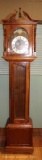 Emporer-style Grandfather clock, nautical moon face, Made in Germany