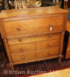 Large Cherry 4-drawer chest of drawers