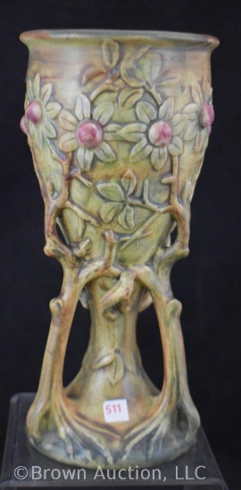 Weller Woodcraft 9.5" vase, twig legs