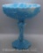 Fenton blue Slag Glass 7.5
