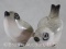 (2) Mrkd. Howard Pierce bird figurines